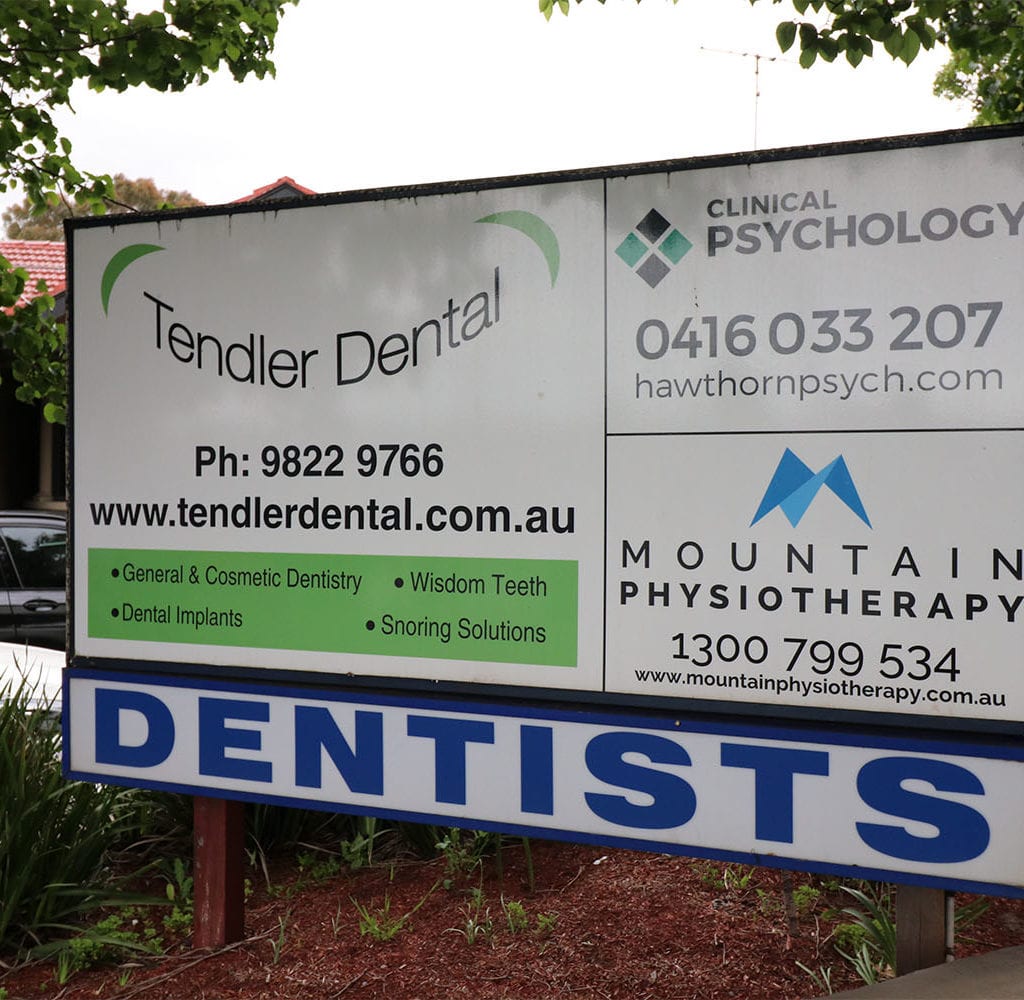Tendler Dental Office Exterior Billboard Hawthorn